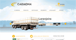 Desktop Screenshot of carmonacarrocerias.com.br